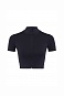 Заказать Кроп-футболка на молнии "Black"  в интернет-магазине спортивной одежды SPORTANGEL