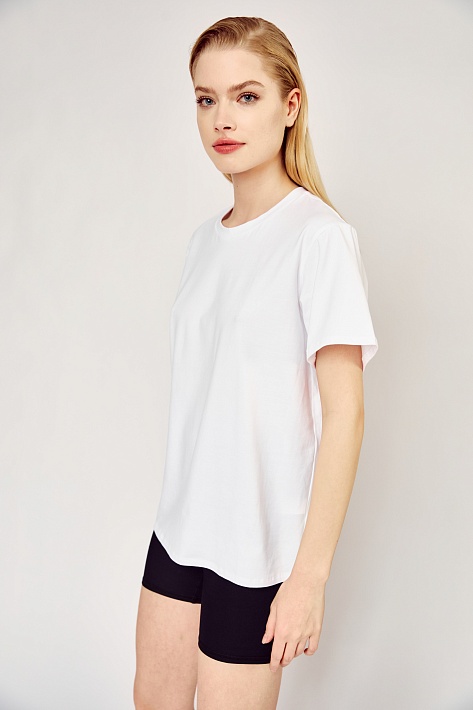 Базовая футболка "White long"